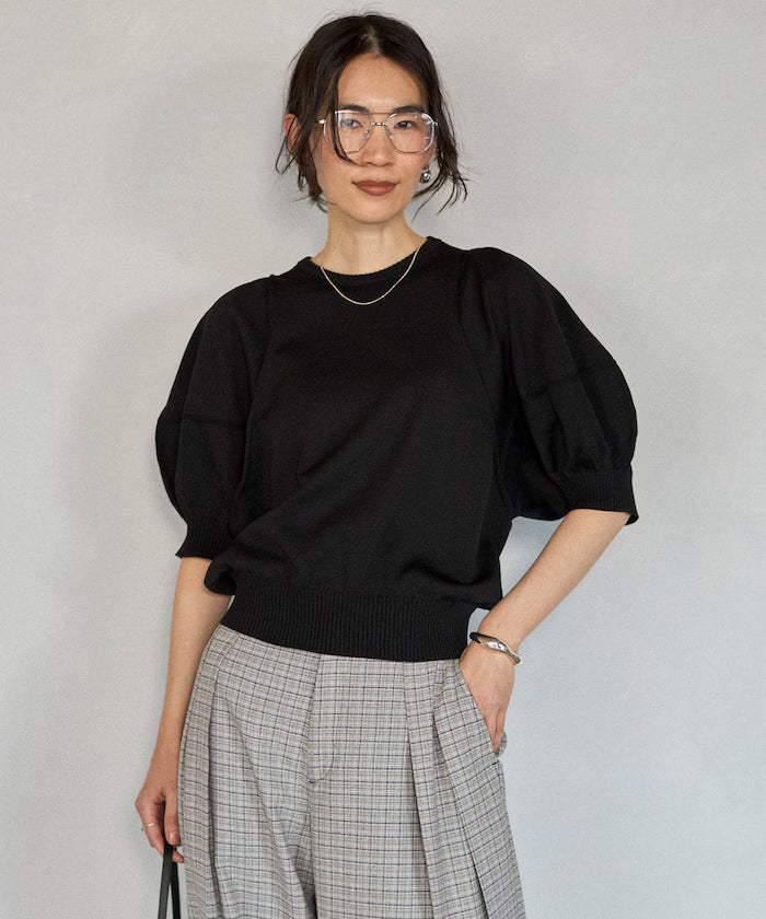 [March 11th 12:00 Release] Japan-Made Whole Garment Puff Sleeve Top