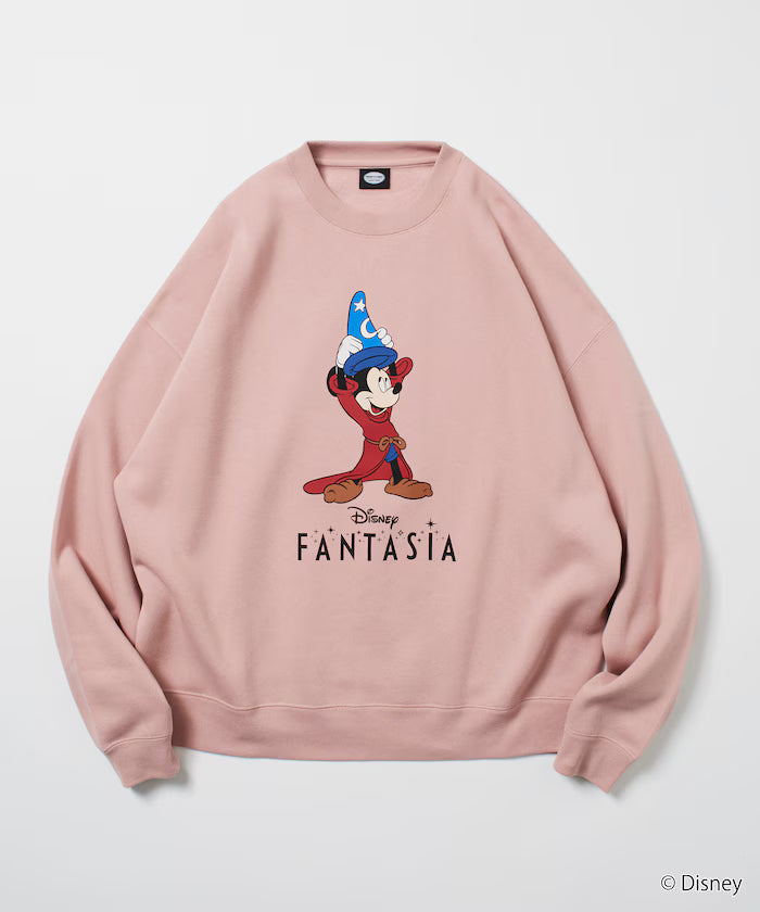 DISNEY / Disney / 'Fantasia' / Mickey Mouse / Relax Fit Printed Crewneck Sweatshirt 【Limited Edition】