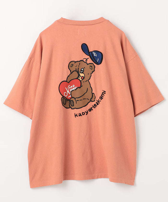 [Sales start on May 22, 12:00] kaoyorinakami × FREAK'S STORE/ Kaoyorinakami exclusive Swary Punch Bear Tee