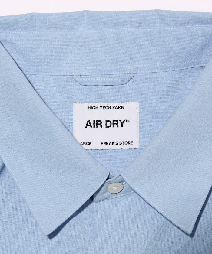 AIRDRY HIGH TECHYARN high-performance material broad regular color shirt long sleeve/quick-drying/heat shielding
