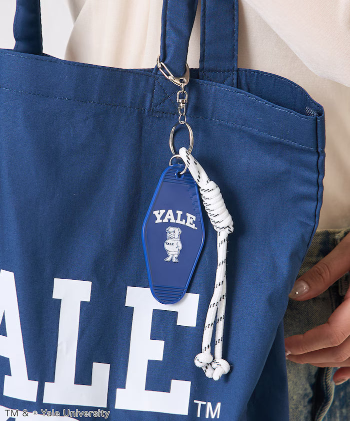 College Logo Tote Bag with Key Charm/A4 Size Tote Bag