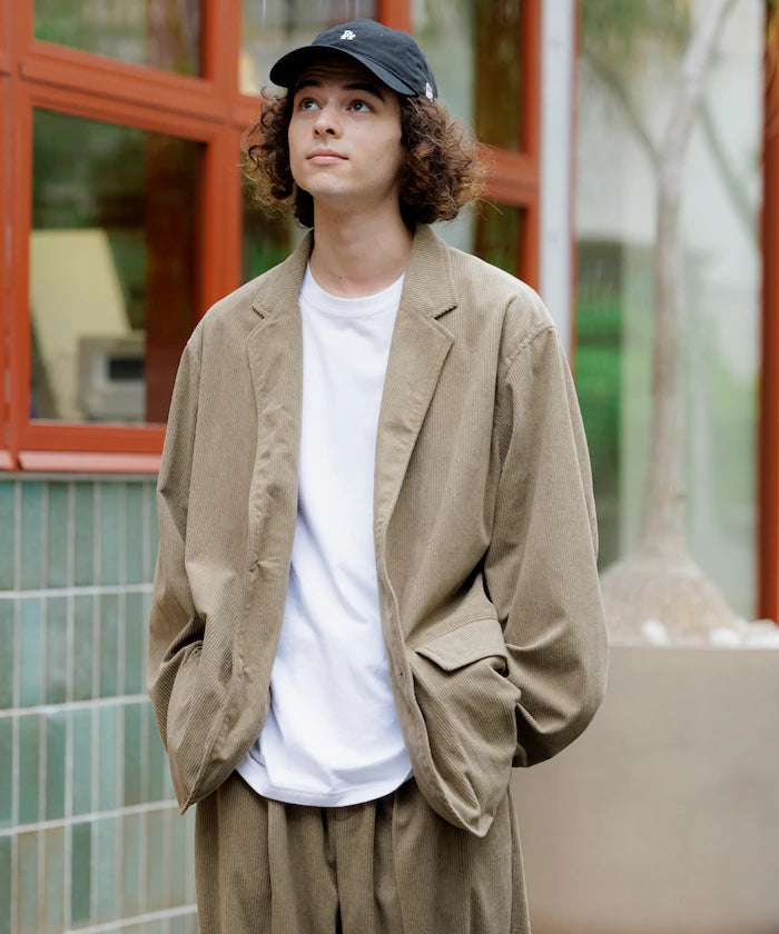 Relax Fit Corduroy Setup / Tailored Jacket / Wide Pants 【Limited Edition】