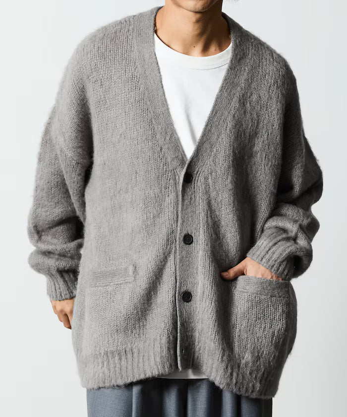 Relax Fit Shaggy Knit Loose Cardigan 【Limited Edition】