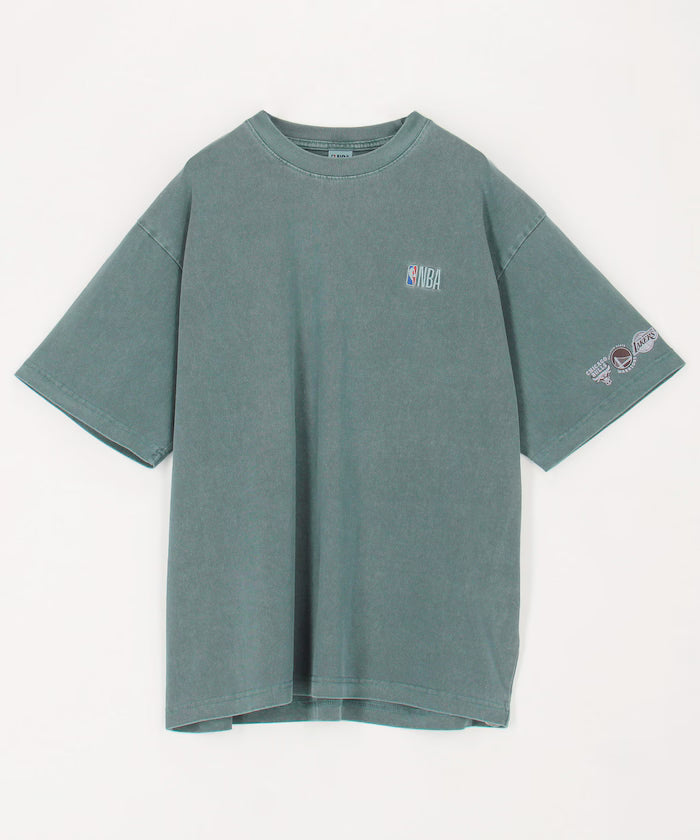 NBA × FREAK'S STORE Collaboration Random Team Logo Backprint Crewneck T-Shirt