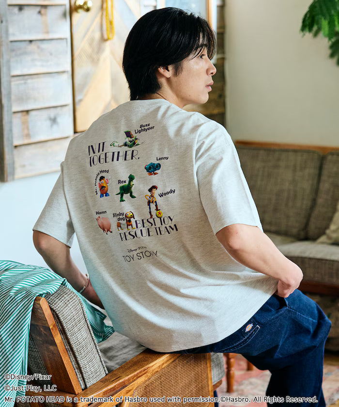[TOY STORY] Exclusive Back Print Crew Neck T-Shirt / RANDOM [Limited Edition]