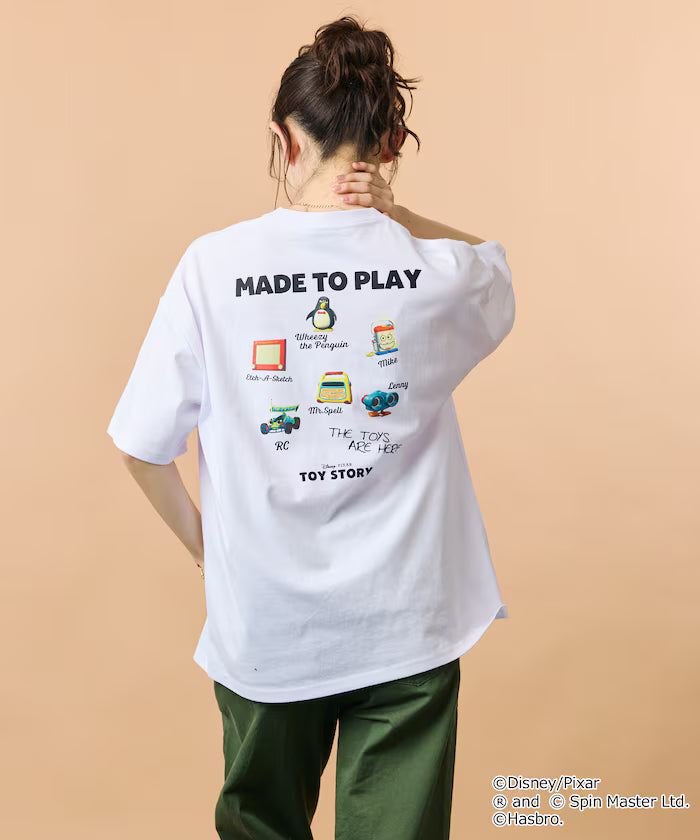 [TOY STORY] Exclusive Back Print Crew Neck T-Shirt / MADE TO PLAY [Limited Edition]