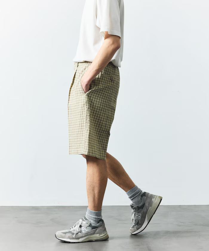 LINEN COTTON EASY SHORT PANTS