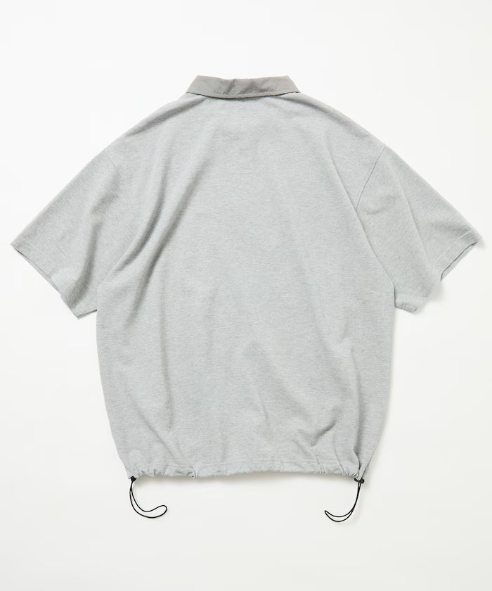 Big Silhouette Spindle Short Sleeve Tech Polo