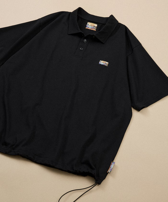 FREAK'S STORE for BEACH & FES Relax Fit One Point Logo Spindle Polo Shirt