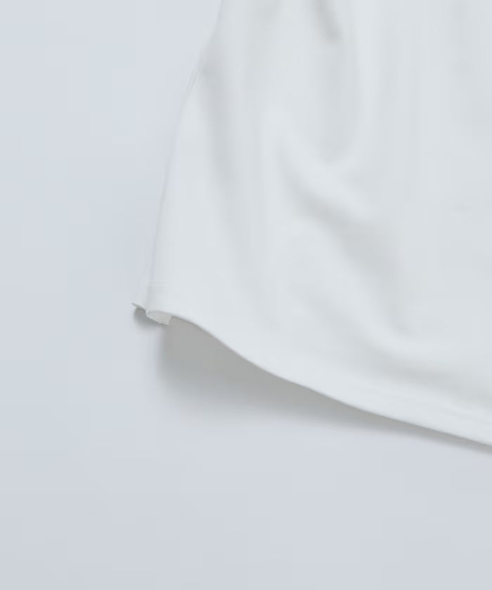 Relaxed Fit Design Back Embroidery Crew Neck T-Shirt / Cherry / Ringer 【Limited Edition】