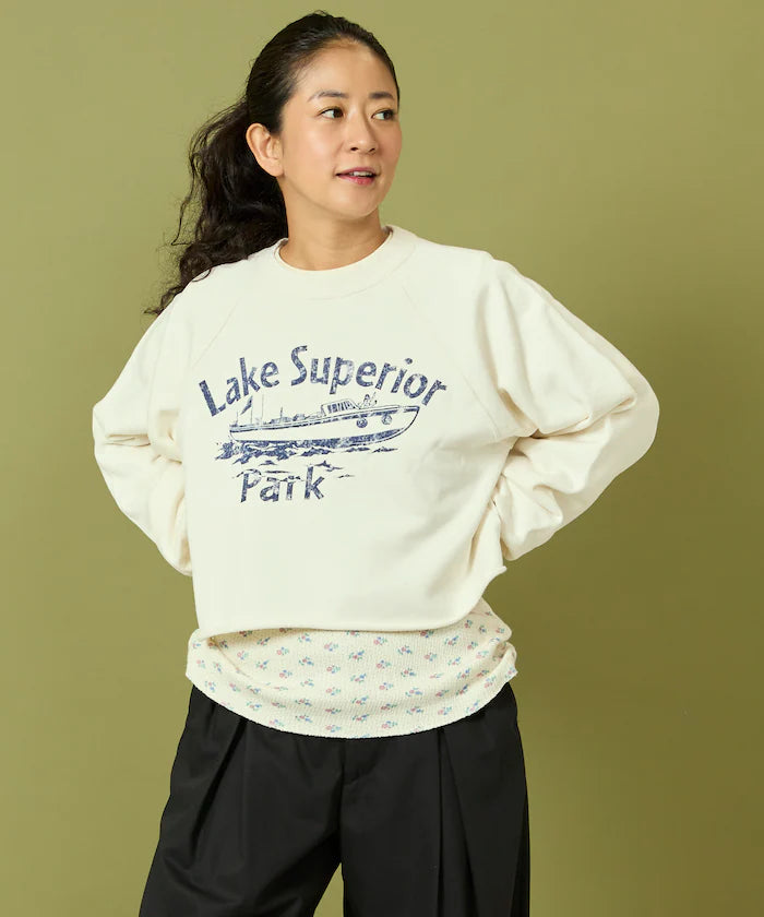 Grunge Cutoff Short Sweatshirt