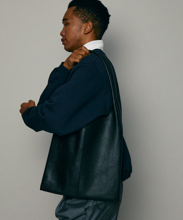 Leather Marche Bag / Leather Marche / Tote Bag / Cowhide / Water-repellent Leather