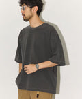 Pigment Process Pin Border Relaxed Fit T-Shirt - Charcoal