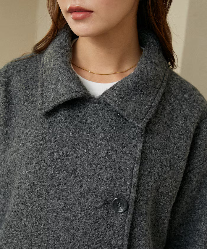 Multicolor Shaggy Long Coat Limited Edition