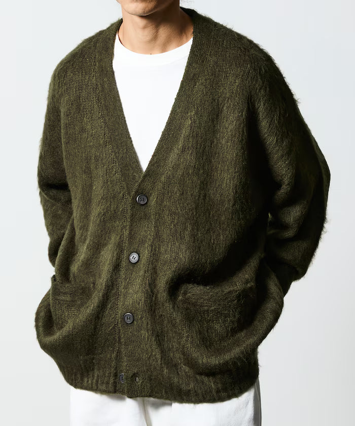 Relax Fit Shaggy Knit Loose Cardigan 【Limited Edition】