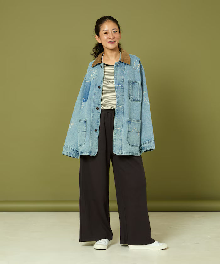 Thermal Wide Pants 'Plain'