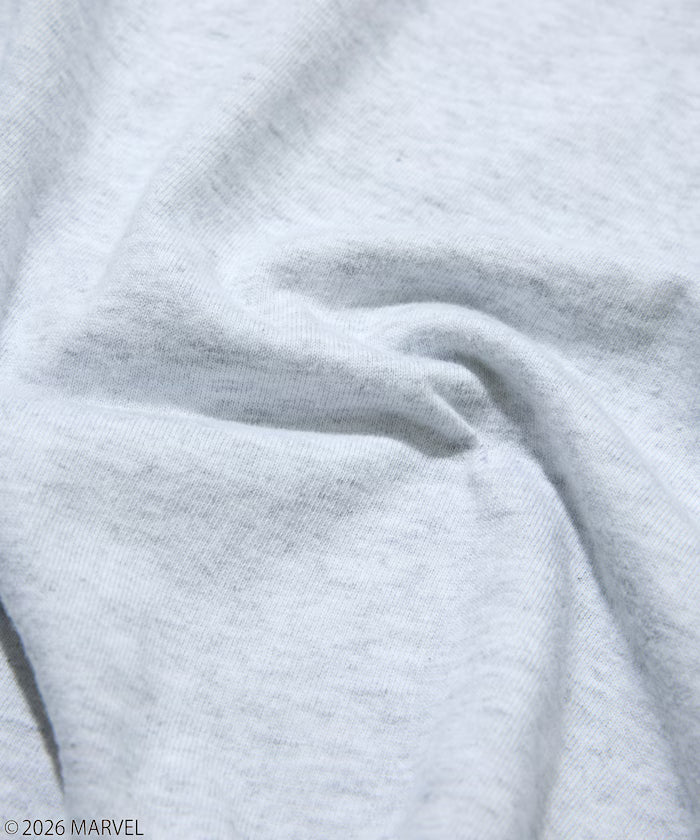 MARVEL/Venom Crew Neck T-Shirt / Static Electric Flock Processing
