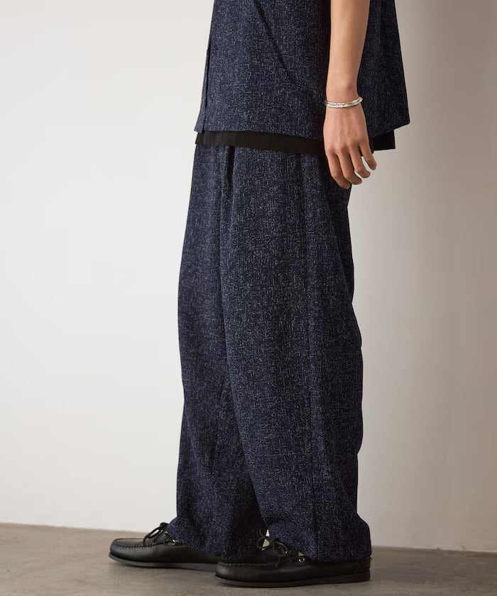 Spindle Summer Tweed Easy Wide Pants