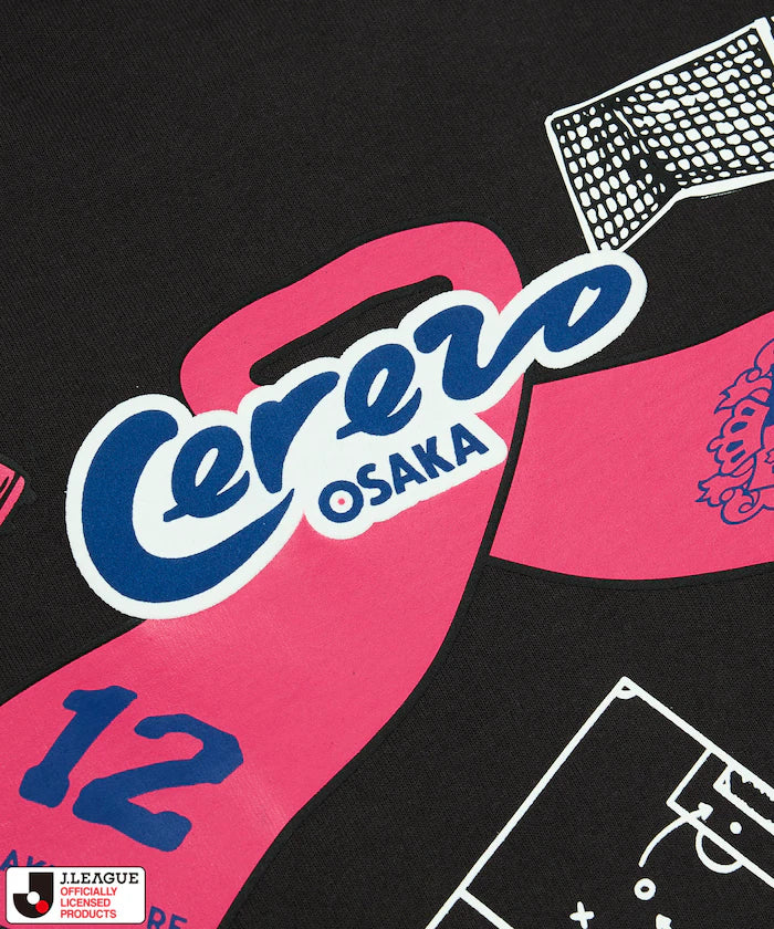 [May 15, 12:00 on sale] J.LEAGUE × FREAK'S STORE Special Order SUPPORTERS SHORT SLEEVE TEE [Cerezo Osaka]