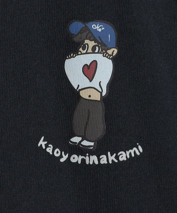 [Sales start on May 22 at 12:00] kaoyorinakami × FREAK'S STORE/ Kaoyorinakami exclusive Heso Dashi Boy Tee
