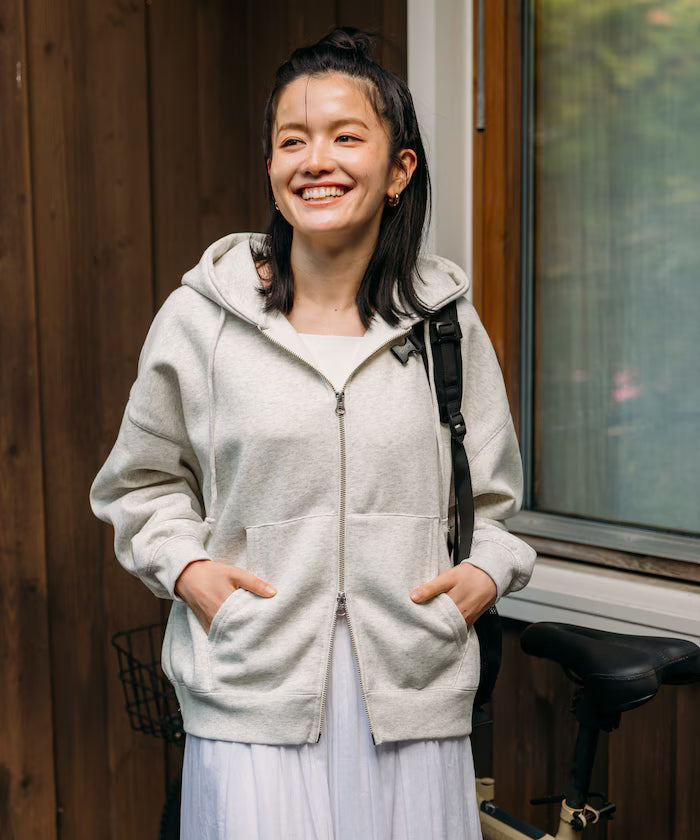 Relaxed Fit Zip-Up Hoodie 【Limited Edition】