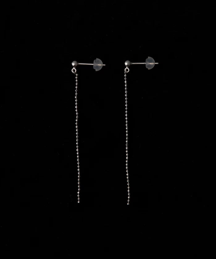 [Releasing on April 1 at 12:00] SILVER925 Dot Chain Earrings / For Both Ears