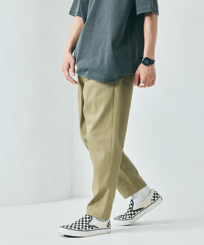 Basic Silhouette Stretch Easy Tapered Pants 【Limited Release】