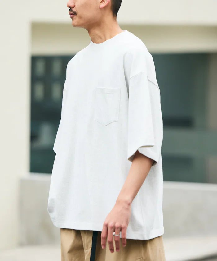 9 oz Heavyweight Big Silhouette Crew Neck Pocket T-Shirt / Heavyweight [Limited Edition]