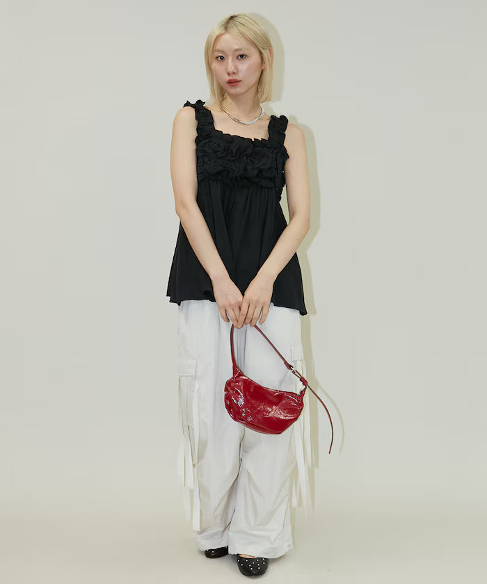 Double Gauze Gathered Camisole Blouse Limited Edition