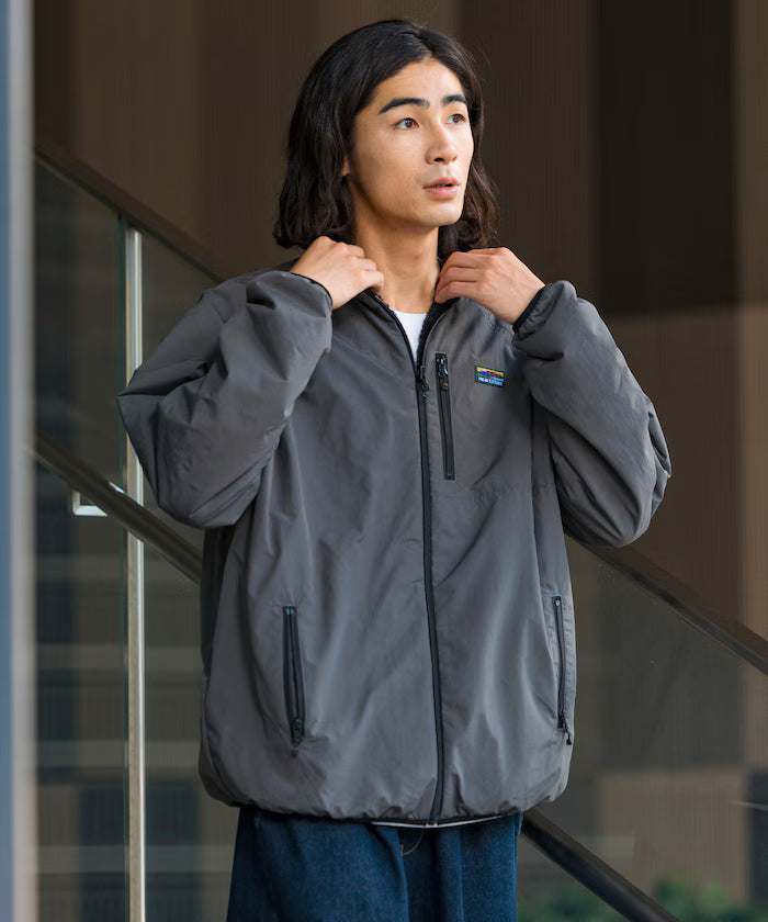 Relaxed Fit Nylon Fleece Reversible Blouson [Limited Release]