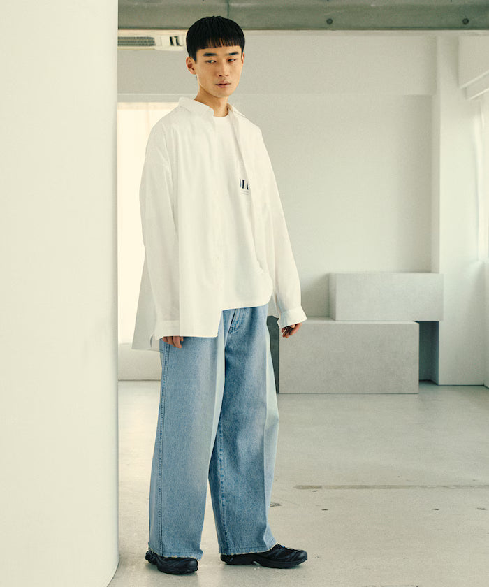 Wide Silhouette Straight Denim