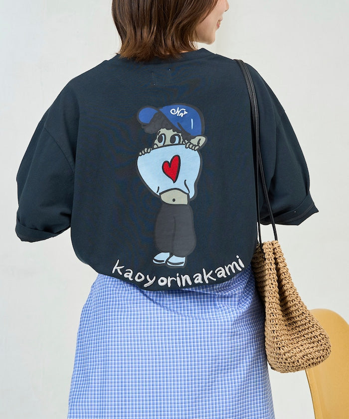 [Sales start on May 22 at 12:00] kaoyorinakami × FREAK'S STORE/ Kaoyorinakami exclusive Heso Dashi Boy Tee