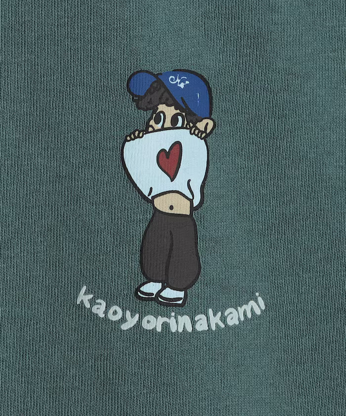 [Sales start on May 22 at 12:00] kaoyorinakami × FREAK'S STORE/ Kaoyorinakami exclusive Heso Dashi Boy Tee