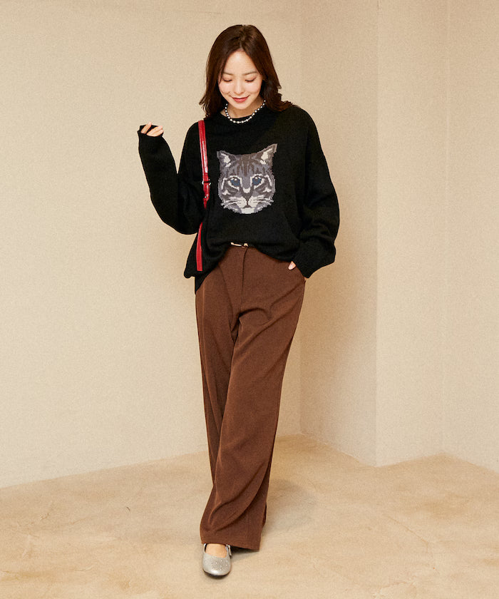 Various Cat Design Knit Limited Edition