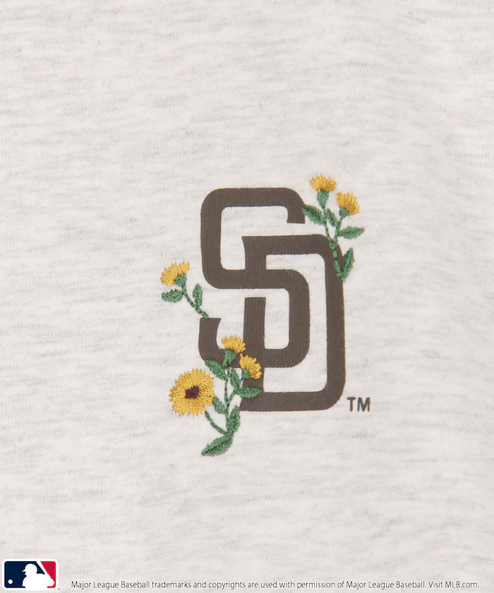 Limited Edition MLB One Point Flower Embroidery T-Shirt