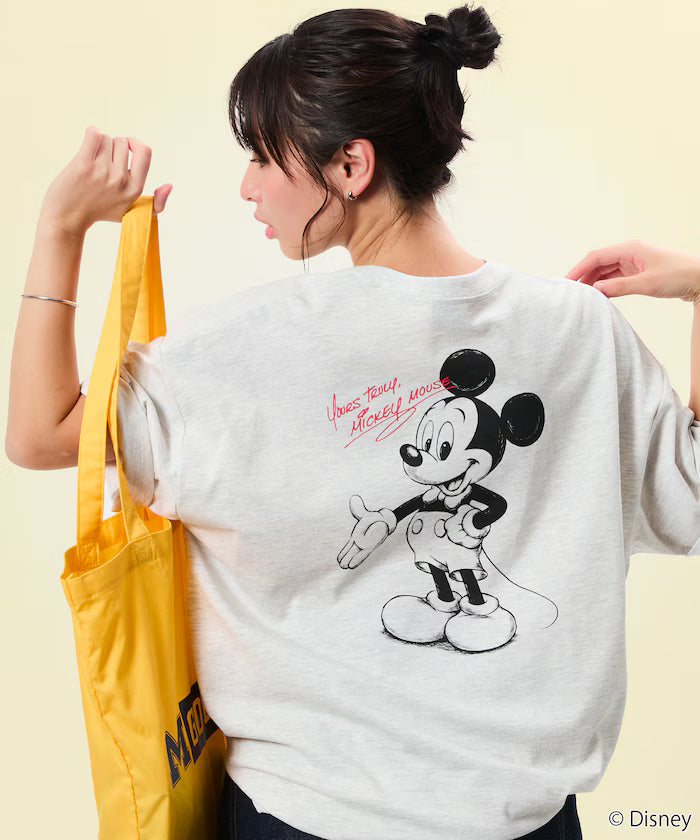 Limited Edition DISNEY Exclusive Mickey Mouse Back Print Crew Neck T-Shirt