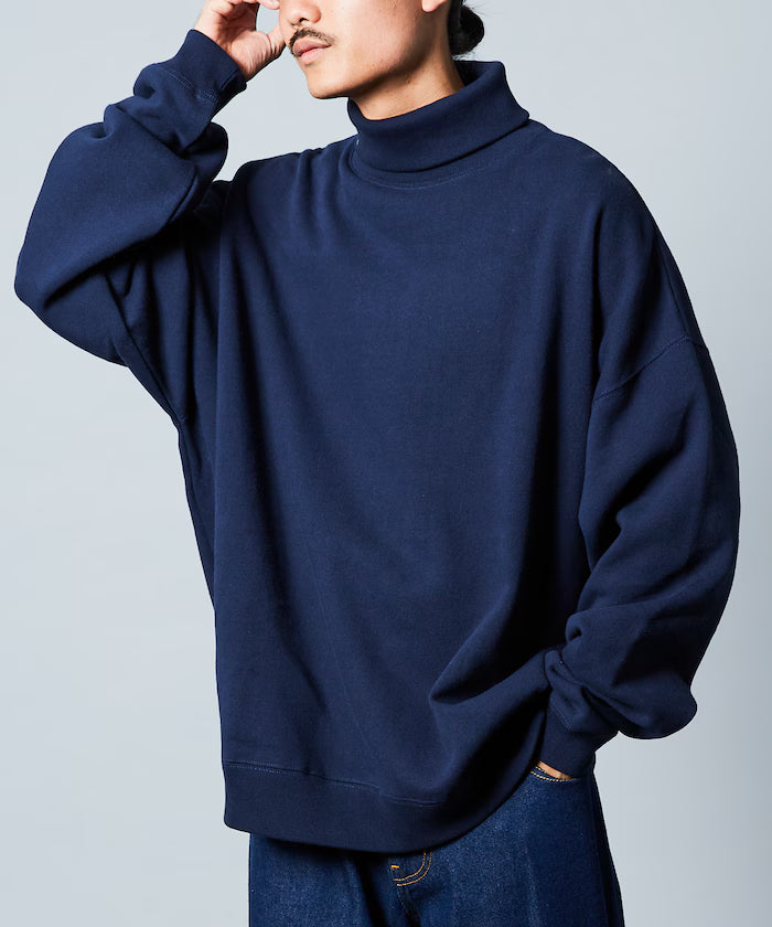 12oz Heavyweight Big Silhouette Turtle Neck Sweatshirt [Limited Edition]