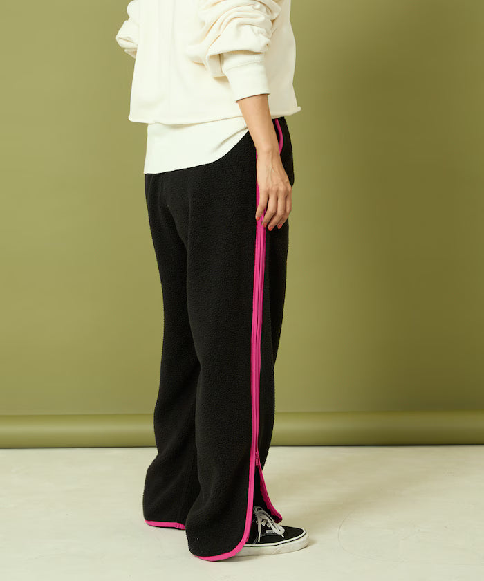Side Zipper Fleece Pants