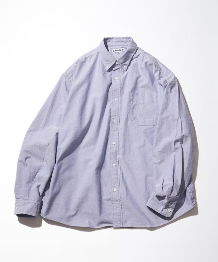 Magazine Pocket Oxford B.D Shirt - Navy