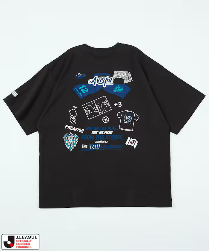 [Launch on May 15 at 12:00] J.LEAGUE × FREAK'S STORE Exclusive SUPPORTERS SHORT SLEEVE TEE [Avispa Fukuoka]