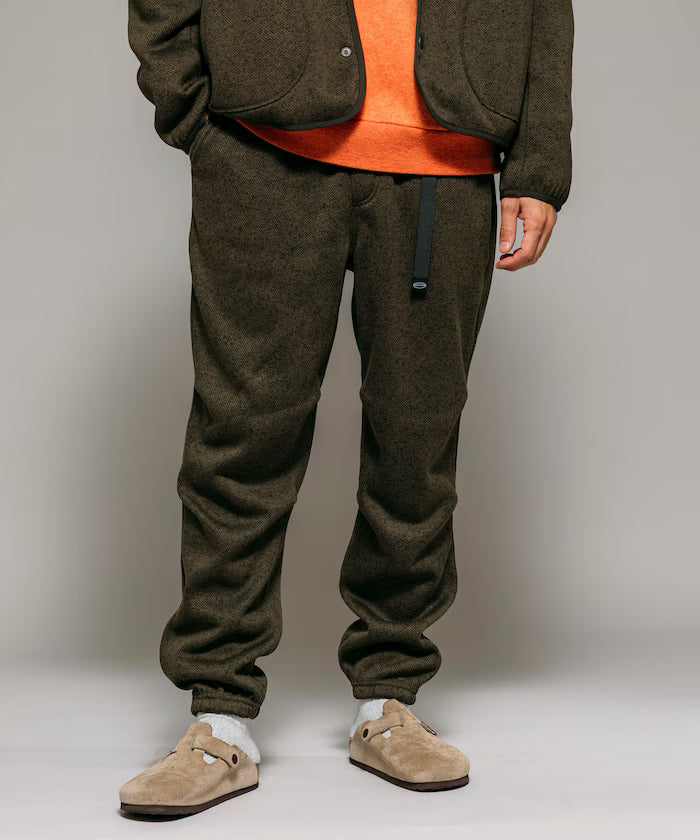 Relaxed Fit Knit Fleece Easy Jogger Pants