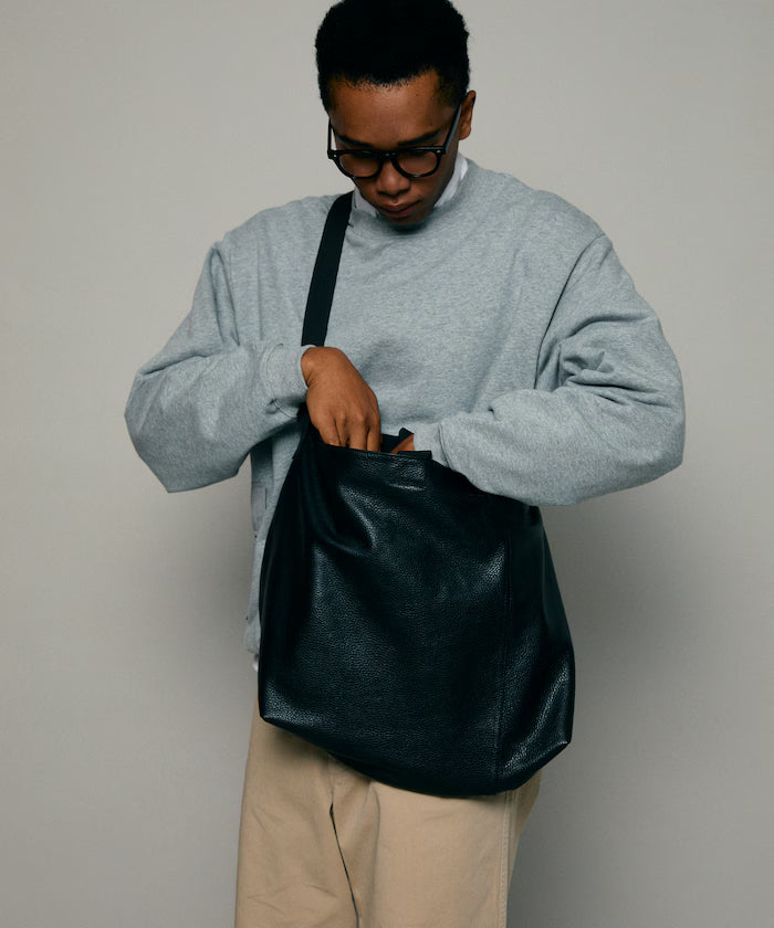 2WAY Leather Messenger Bag / 2WAY Leather Messenger Bag / Cowhide / Water-repellent leather