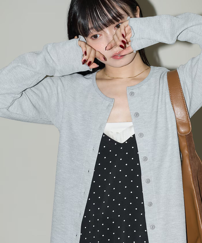 Mini Waffle Mellow Cardigan Limited Edition