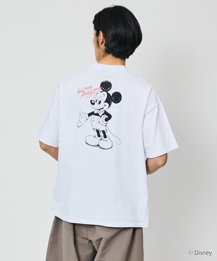 Limited Edition DISNEY Exclusive Mickey Mouse Back Print Crew Neck T-Shirt