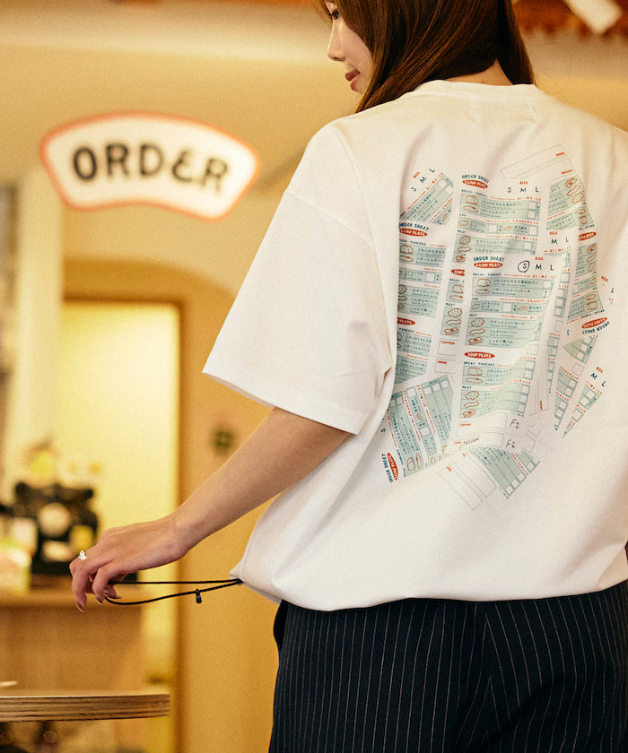 EENY × FREAK'S STORE Multi-Function Back Print Spindle T-Shirt