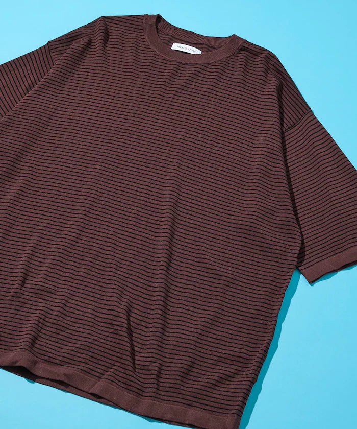 [New Color Added] SUPER ICE / Super Ice Crew Neck Knit T-Shirt / Contact Cooling