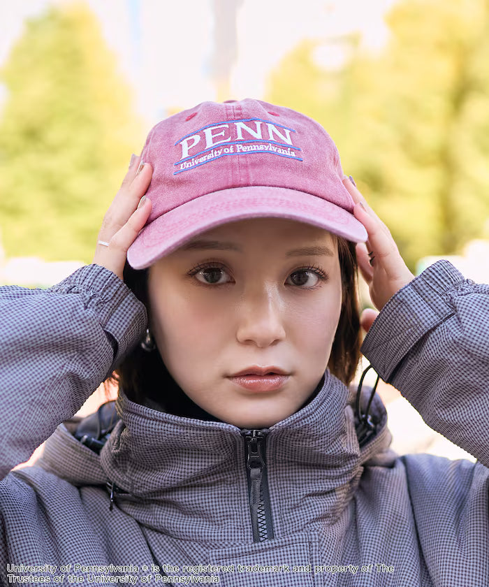 College Logo Embroidered Cap - Red