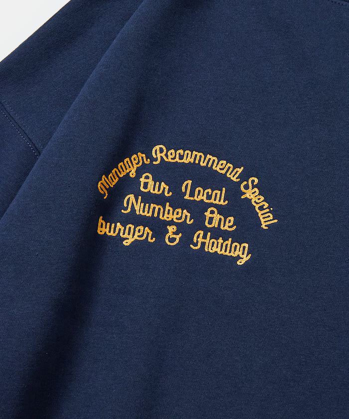 Big Silhouette Varsity Jacket Design Crew Neck Sweat / Back Print [Limited Edition]