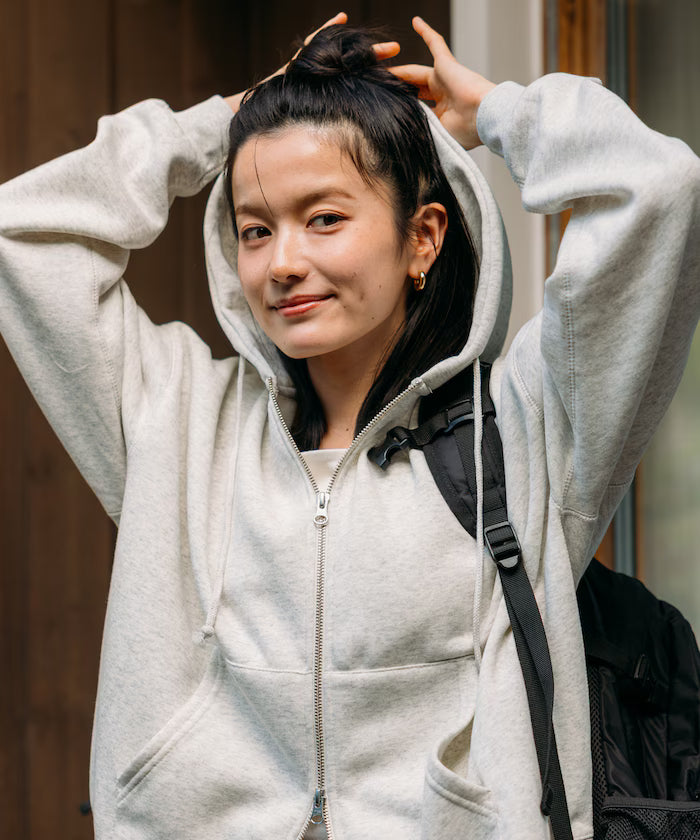 Relaxed Fit Zip-Up Hoodie 【Limited Edition】