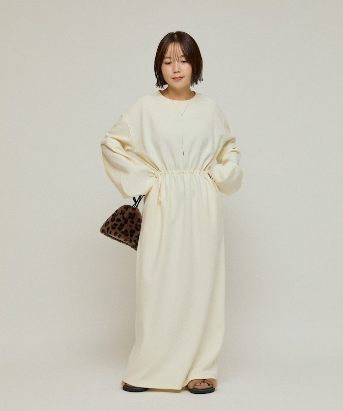 Cocoon Sleeve Damboru Sweat One-Piece / Spindle